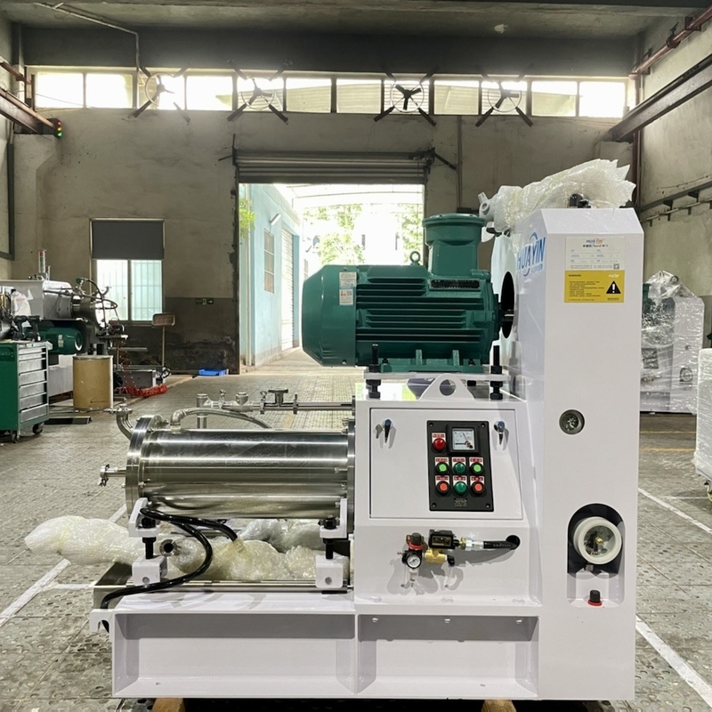 100L 55Kw Non Explosion Bead Mill For Cholocate SUS304 Double Screw Pump