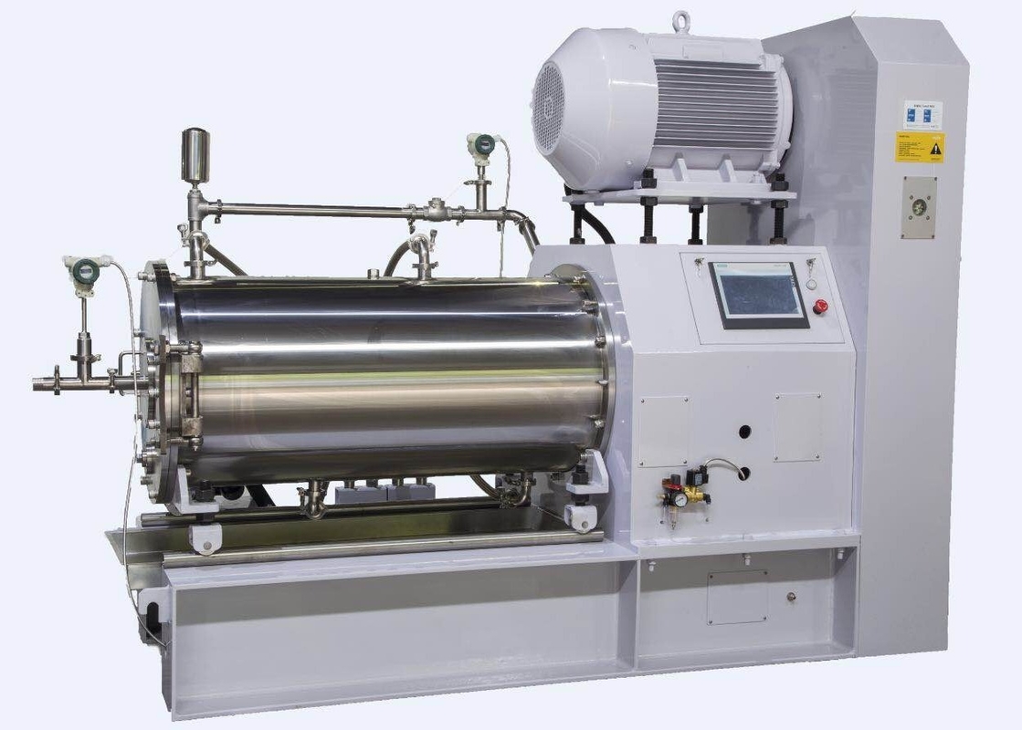 Higher 20% Efficiency 200L 55KW Bead Mill Machine Water base Paints Coating 304Stainless Steel and PU